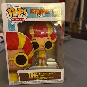 Funko Pop Bob's Burgers Tina Figure - Red and Yellow